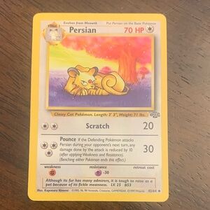 Pokémon Card with Blue and Yellow Design